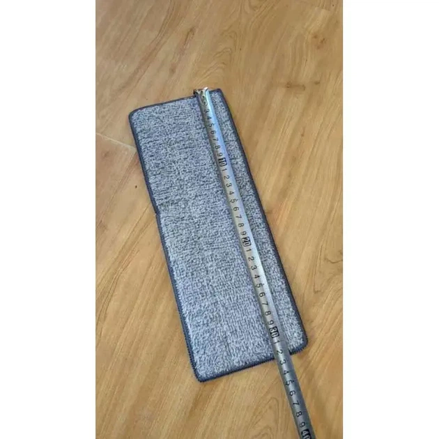 Сменная насадка для плоской швабры Rags mop the floor микрофибра хорошо удерживает влагу не осыпается - изображение 3