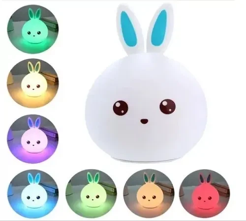 Детский силиконовый ночник 3DTOYSLAMP Кролик - Фото 3 Детский силиконовый ночник 3DTOYSLAMP Кролик - изображение 3