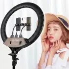Кільцева LED лампа RL-14 36см 220V 1 крепл.тел. + пульт + чохол - зображення 2
