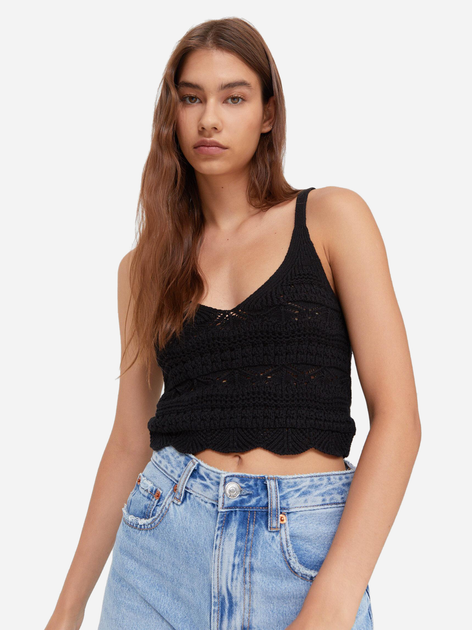 Топ жіночий Stradivarius XAZ476015XINJ S Чорний від Rozetka на платформі USKIDKA Акція на Топ жіночий Stradivarius XAZ476015XINJ S Чорний від Rozetka