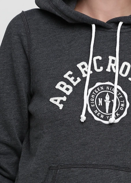 Худи женское - худи Abercrombie & Fitch AF6060W M Серый - изображение 3