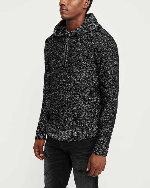 Мужское худи - худи Abercrombie & Fitch AF7328M S Черный - изображение 3