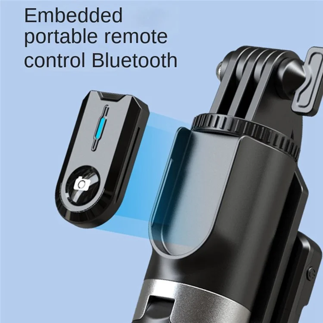 Штатив-трипод для телефона 1.77м с Bluetooth пультом и подсветкой - изображение 3