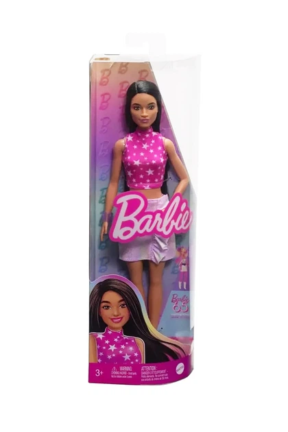 Лялька Barbie "Модниця" в рожевому топі з зірковим принтом колір різнокольоровий Barbie ЦБ-00250283 - Фото 2 Лялька Barbie "Модниця" в рожевому топі з зірковим принтом колір різнокольоровий Barbie ЦБ-00250283 - зображення 2