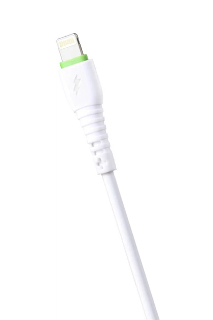 Кабель Lightning USB GMC-01LW цвет белый GRUNHELM ЦБ-00267682 - изображение 2