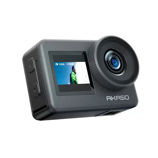 Экшн-камера Akaso BRAVE 7 / 170° / 20Мп / 4K / 30fps / Wi-Fi / Влагозащищенная / Черная - изображение 2