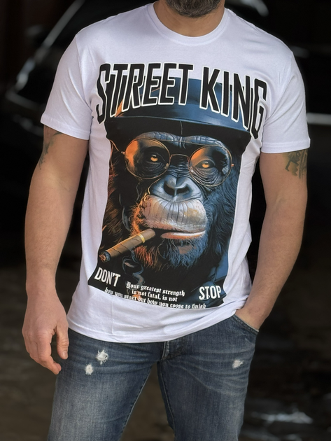 Футболка мужская Daniel Jones Street King , XXL,Белый - Фото 1 Футболка мужская Daniel Jones Street King , XXL,Белый - изображение 1
