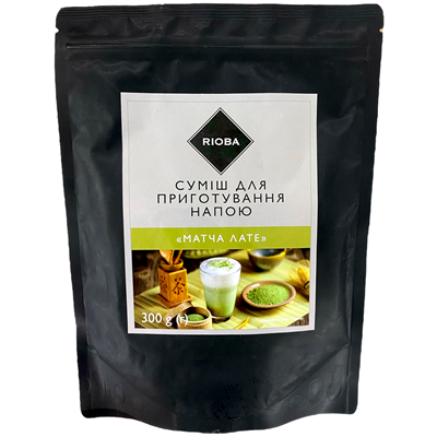 Чай Матча лате Rioba 300г от продавца: Енергія Руху – ROZETKA