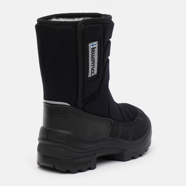 Дитячі зимові чоботи-дутики для хлопчика Kuoma Tarravarsi wool 1311-03 26 16.8 см Чорні (6410901417267) - зображення 4