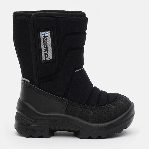 Дитячі зимові чоботи-дутики для хлопчика Kuoma Tarravarsi wool 1311-03 24 15.4 см Чорні (6410901417243) - зображення 1