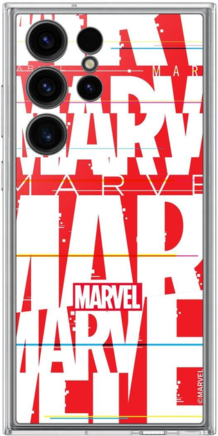 Панель Samsung Marvel Back Plate для Samsung Galaxy S23 Ultra White (GP-TOS918HIAWW) - зображення 2