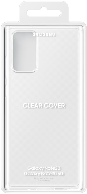 Etui plecki Samsung Leather Cover do Galaxy Note 20 Transparent (EF-QN980TTEGEU) - obraz 6