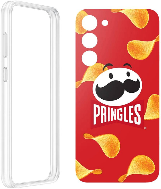 Etui Samsung Pringles Back Plate do Samsung Galaxy S23 Plus Red (GP-TOS916HIAQW) - obraz 1