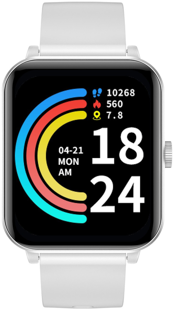 Smartwatch Niceboy Watch 4 lite Arctic Silver (8594182428742) - obraz 2