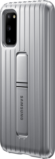 Etui plecki Samsung Protective Standing Cover do Galaxy S20 Silver (EF-RG980CSEGEU) - obraz 3