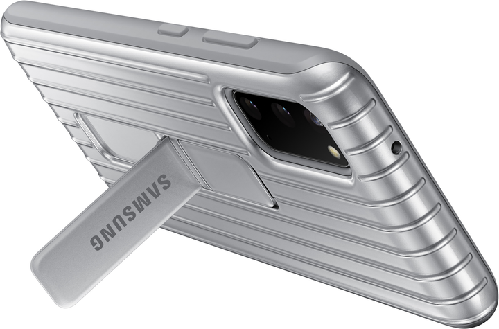 Etui plecki Samsung Protective Standing Cover do Galaxy S20 Silver (EF-RG980CSEGEU) - obraz 7