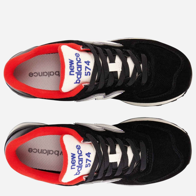 Buty sportowe damskie New Balance 574 WL574WG2 36.5 (6US) 23 cm Czarne z czerwonym i białym (196307182805) - obraz 6