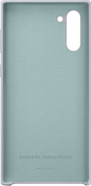 Etui plecki Samsung Silicone Cover do Galaxy Note 10 Silver (EF-PN970TSEGWW) - obraz 4