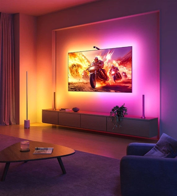 Набір адаптивного підсвічування Govee Backlight 3 Lite 40-50', RGBICW, WI-FI/Bluetooth Чорний (H60973D1) - зображення 8