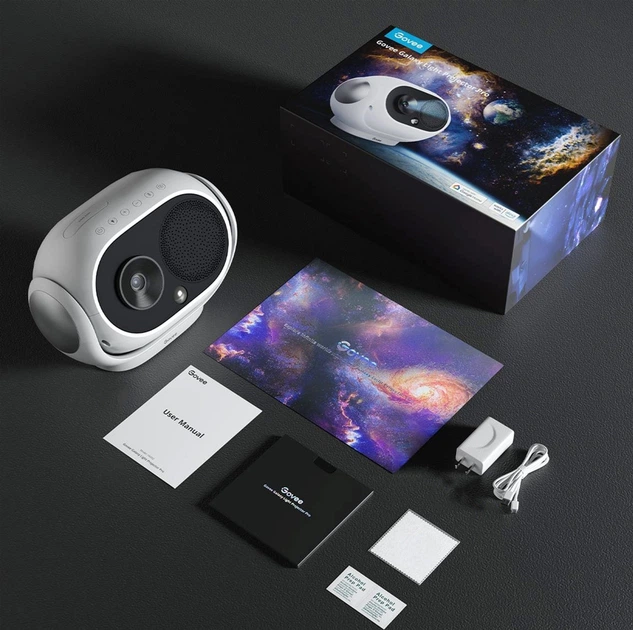 Зірковий проектор Govee H6092 Galaxy Star Projector, RGB, WI-FI/Bluetooth Білий (6974316997702) - зображення 3