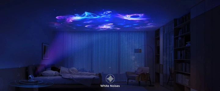 Зірковий проектор Govee H6092 Galaxy Star Projector, RGB, WI-FI/Bluetooth Білий (6974316997702) - зображення 14