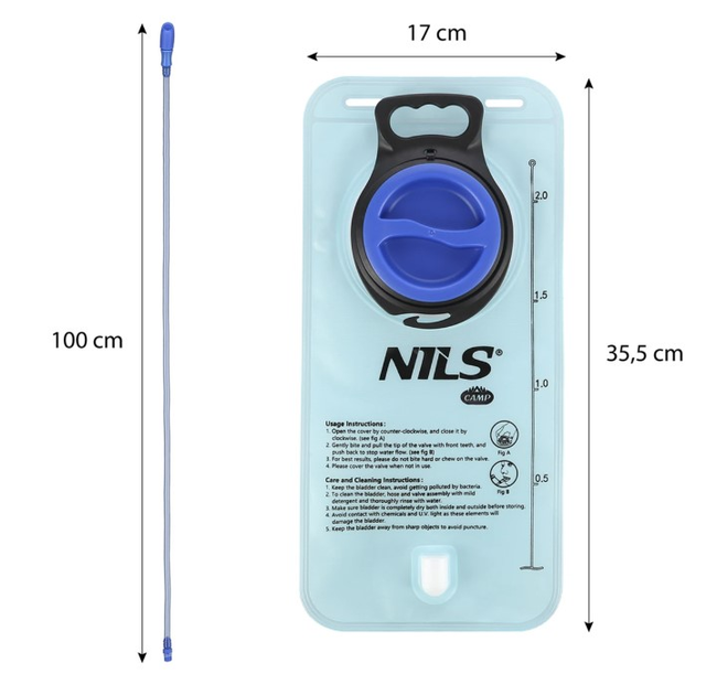 Буклак Nils Camp NC1720 2L Синій (5907695548433) - зображення 9