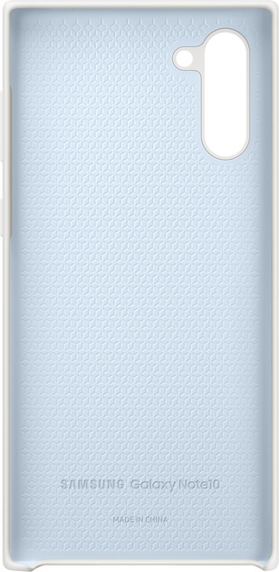 Etui plecki Samsung Silicone Cover do Galaxy Note 10 White (EF-PN970TWEGWW) - obraz 4