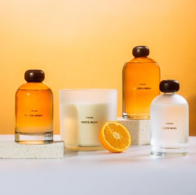 Świeca zapachowa Homla Glow Golden Amber 870 g (5906496740121) - obraz 6