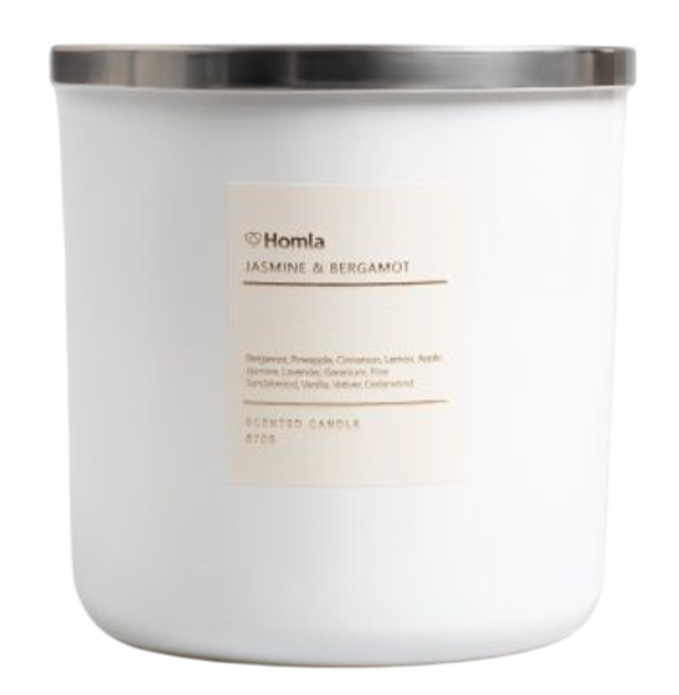 Świeca zapachowa Homla Veluma Jasmine&Bergamot 870 g (5906496740190) - obraz 3