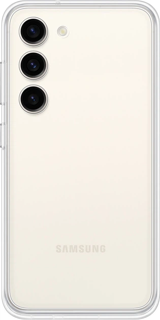 Панель Samsung Frame Cover для Galaxy S23 Білий (8806094771244) - зображення 2