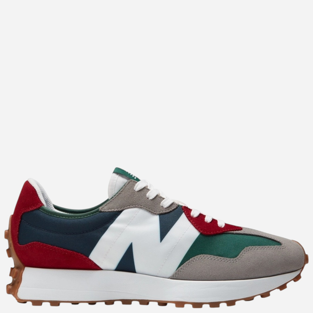 Чоловічі кросівки New Balance 327 MS327PWA 47.5 (13US) 31 см Сірі/Темно-сині/Червоні/Зелені (195907812549) - зображення 1