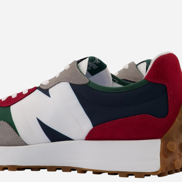Чоловічі кросівки New Balance 327 MS327PWA 47.5 (13US) 31 см Сірі/Темно-сині/Червоні/Зелені (195907812549) - зображення 6