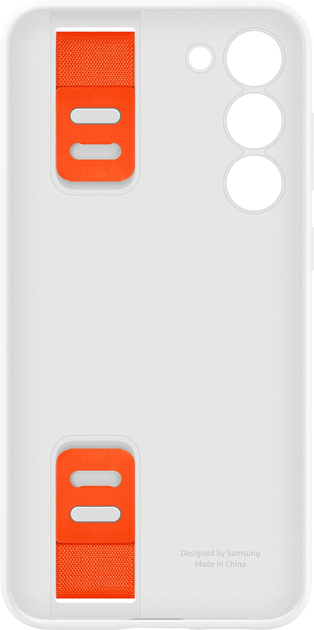 Etui plecki Samsung Silicone Grip Case do Galaxy S23 Plus White (8806094768862) - obraz 2