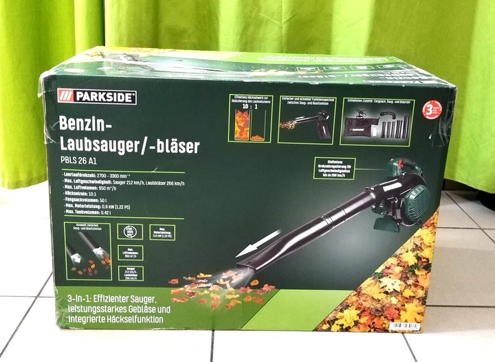 Садовий пилосос, повітродувка Parkside 2600вт - зображення 3