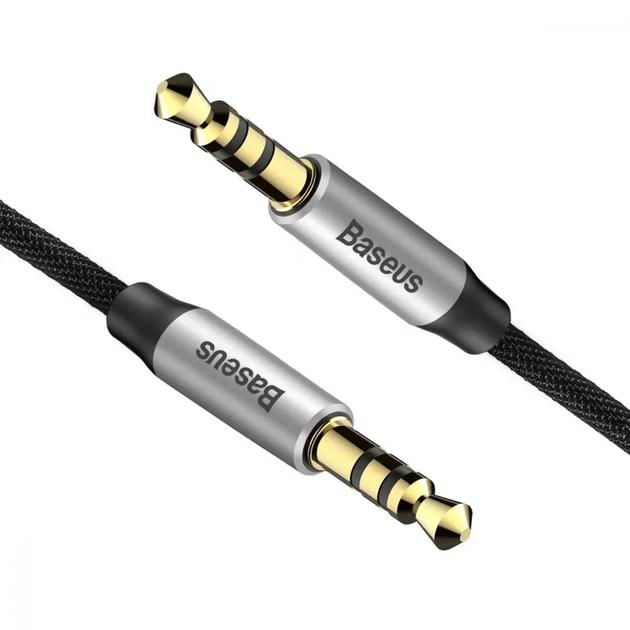 Кабель AUX - AUX Baseus Yiven M30 (1.5m) - black - зображення 6
