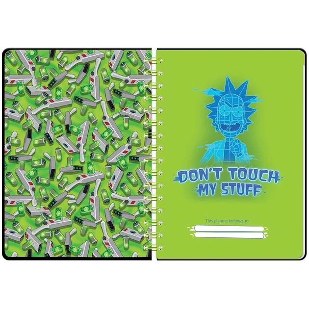 Щоденник на спіралі Kite Rick and Morty RM23-438, тверда обкладинка - Фото 2 Щоденник на спіралі Kite Rick and Morty RM23-438, тверда обкладинка - изображение 2