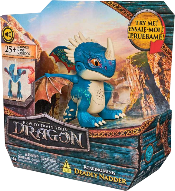 Іграшка інтерактивна Dragons Як приборкати дракона Дракон Вертлявий Верть 10 см 6072696 (681147076709) - зображення 6