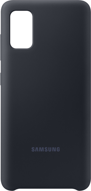 Панель Samsung Silicone Cover для Galaxy A41 Black (EF-PA415TBEGEU) - зображення 3