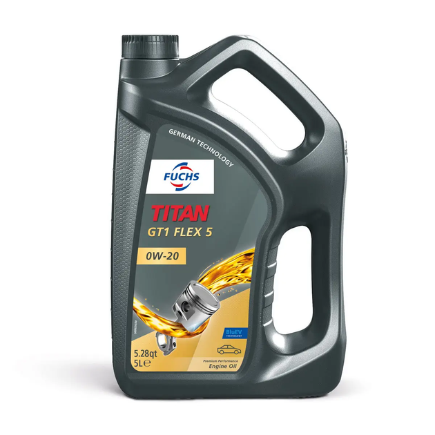 Масло моторное Fuchs Titan GT1 Flex 5 0W-20 5л - Фото 1 Масло моторное Fuchs Titan GT1 Flex 5 0W-20 5л - изображение 1