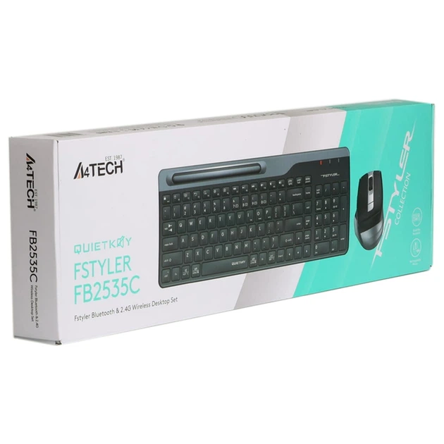 Комплект A4Tech Fstyler FB2535C (Smoky Grey) - изображение 7