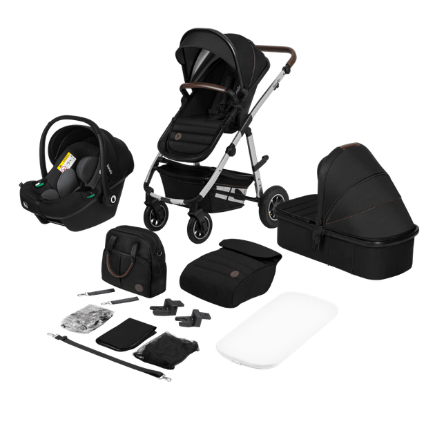 Універсальний візочок 3 в 1 Lionelo AMBER BLACK SILVER - зображення 5