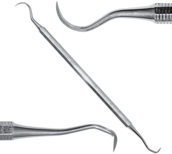 Двосторонній непарний скейлер Surgicon Tonwer-Jaquette серповидний/прямий SD-1027-15O (2000988947197) - зображення 1