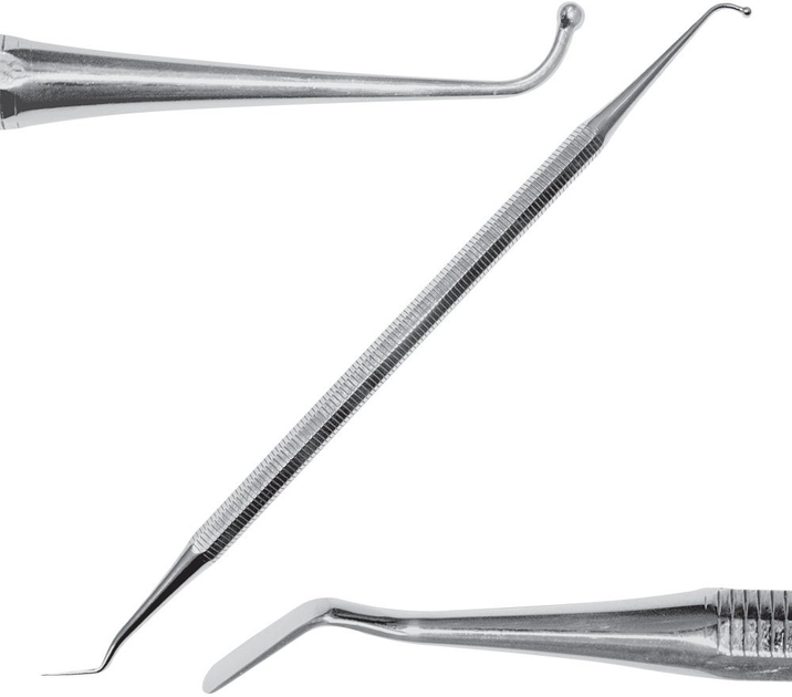 Штопфер гудзиковий Surgicon гладилка вигнута по ребру SD-1136-03AO (2000988947432) - зображення 1