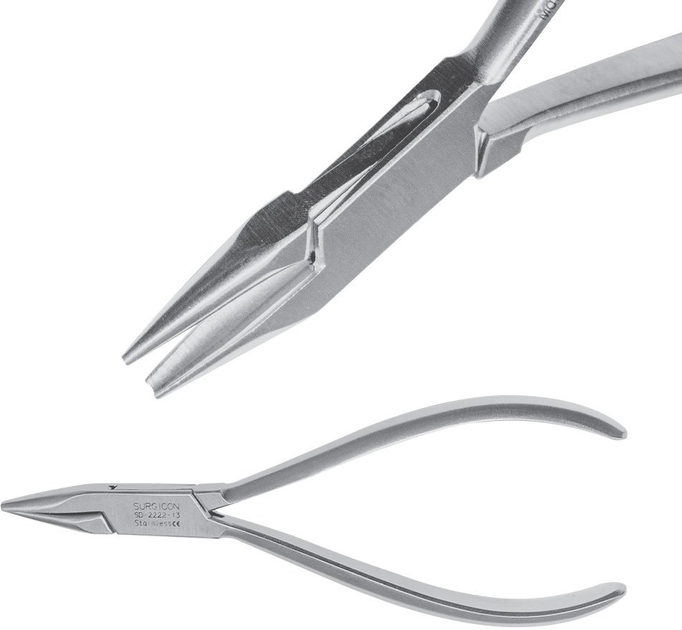 Щипці Surgicon для згинання шин Schwas Model Il 13cм SD-2222-13 (2000997430574) - зображення 1