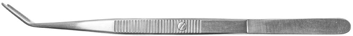 Пінцет Nova College 15 см зігнутий з системою блокування Nova N0925 (2000988963067) - зображення 1
