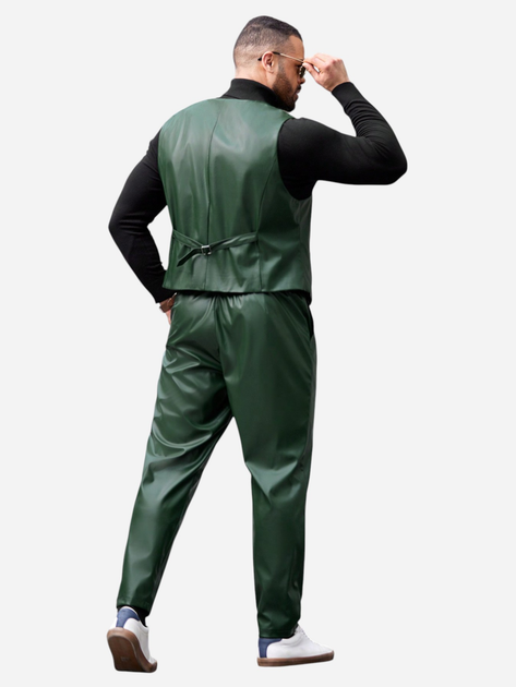 Костюм мужской SHEIN GD-00095966 4XL Темно-зеленый (DN4012300015778) 
