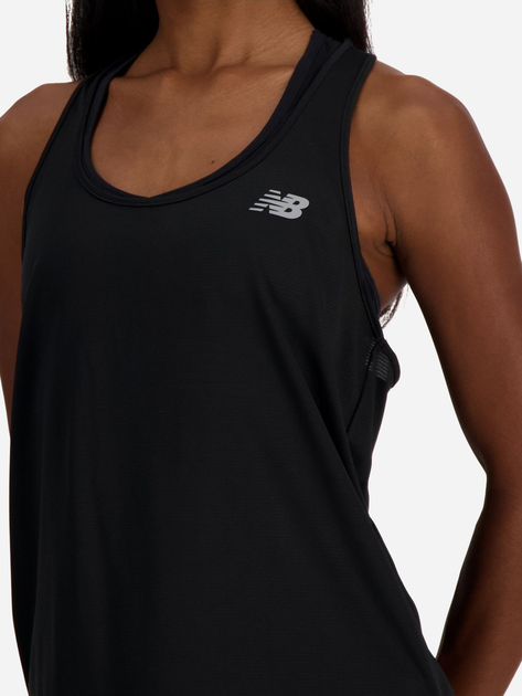 Koszulka sportowa damska bez rękawów New Balance Sport Essentials WT41220 XL Czarna (197375378596) - obraz 4