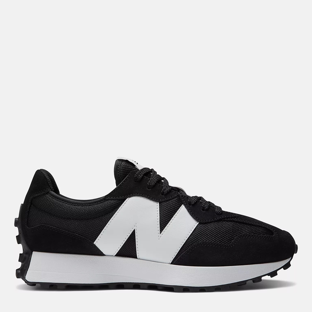 Buty sportowe męskie New Balance 327 MS327CBW 44.5 Czarne z białym (196307579773) - obraz 1