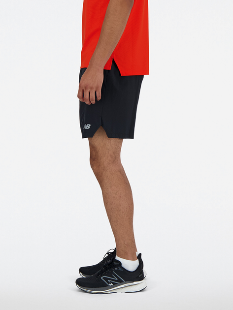 Spodenki sportowe męskie New Balance RC Short 7" MS41283 M Czarne (197375938806) - obraz 4