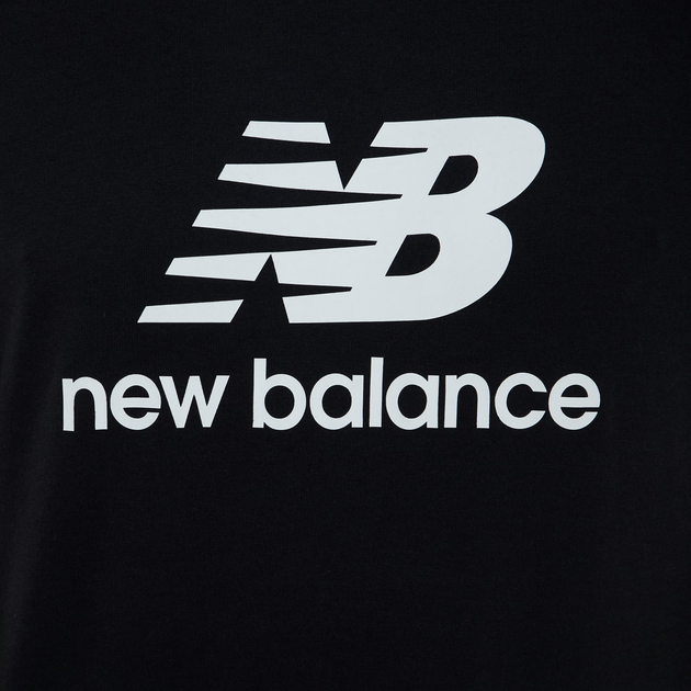 T-shirt męski bawełniany New Balance Stacked Logo MT41502 XL Czarny (196941811062) - obraz 7